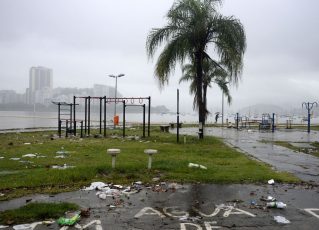 Temporal atinge o Rio de Janeiro. Foto: Tânia Rêgo/Agência Brasil
