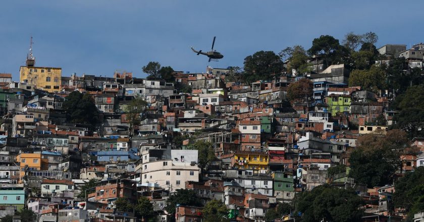 Operação na favela da Rocinha. Foto: Fernanda Frazão/Agência Brasil