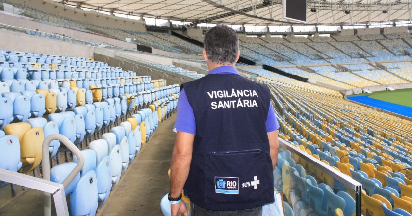 Vigilância Sanitária faz nova inspeção no Maracanã. Foto: Divulgação