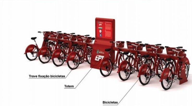 Maricá terá sistema gratuito de compartilhamento de bicicletas. Foto: Divulgação