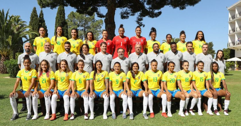 Seleção brasileira de futebol feminino. Foto: Assessoria CBF