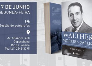 Luis Nassif lança livro sobre Walther Moreira Salles no Rio. Foto: Divulgação