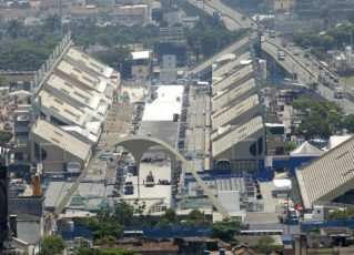 Vista geral do Sambódromo do Rio. Foto: Fernando Maia/Divulgação/Riotur