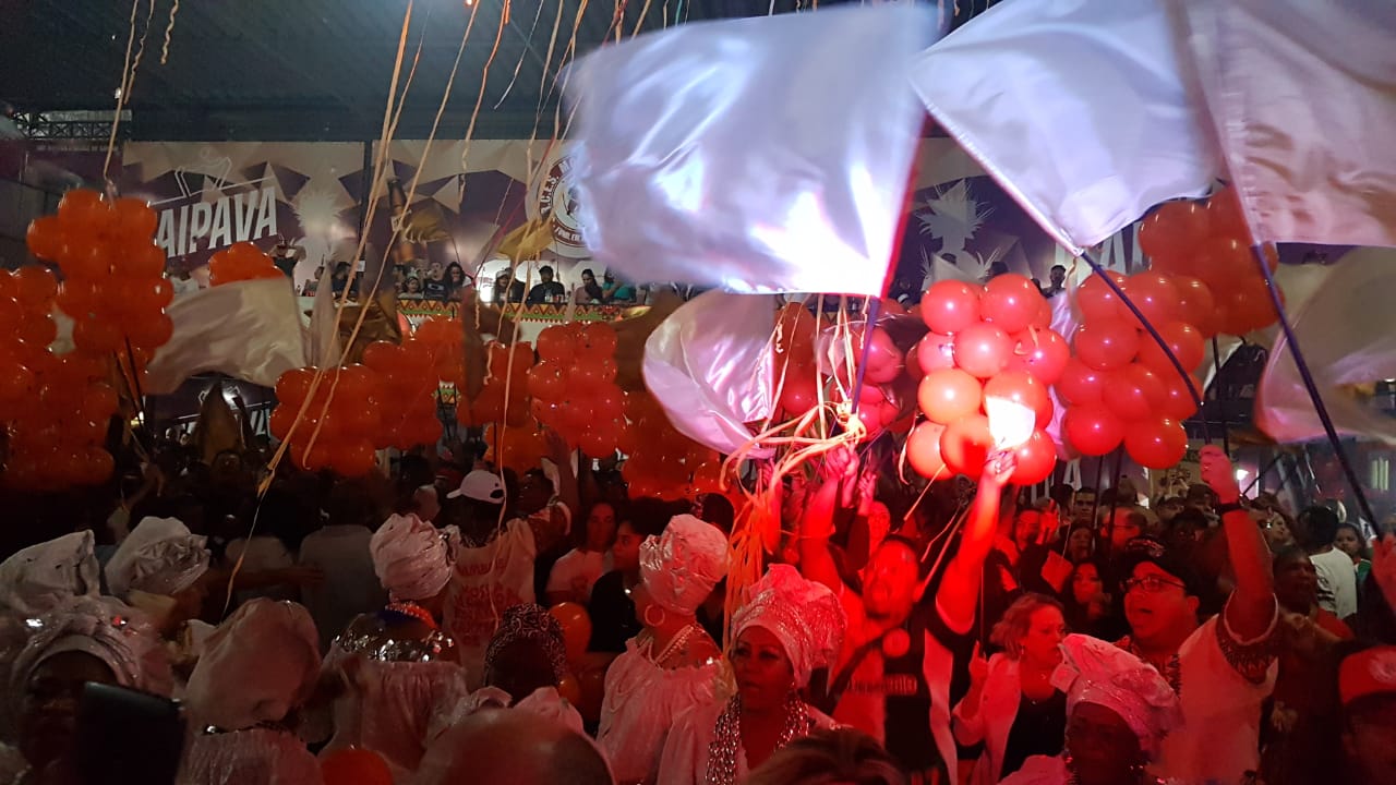 Torcida do samba vencedor do concurso de samba-enredo para o Carnaval de 2020 da Mocidade Alegre. Foto: Guilherme Queiroz - SRzd