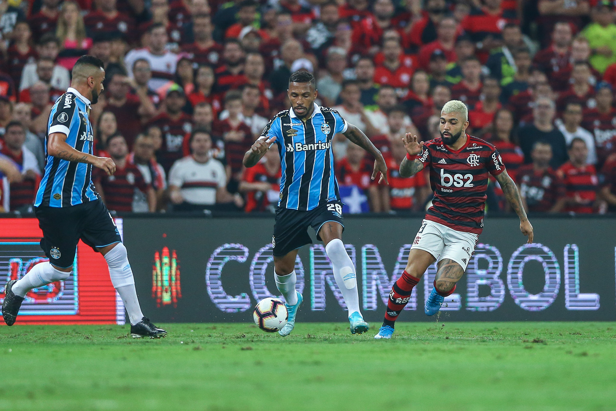 Grêmio x Flamengo. Foto: Lucas Uebel/Grêmio