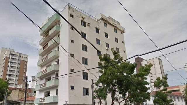 Prédio que desabou em Fortaleza. Foto: Reprodução/Google Maps
