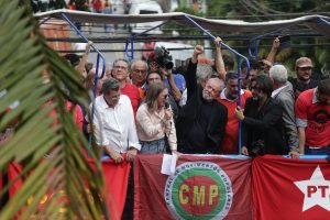 Lula no Sindicato do Metalurgicos do ABC. Foto: Paulo Pinto/FotosPublicas