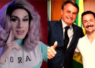 Felipe Brandão, que interpreta a drag queen Dora Escher, substitui Diego Hypólito como o novo rosto da campanha Know Yourself . Foto: Reprodução de Internet