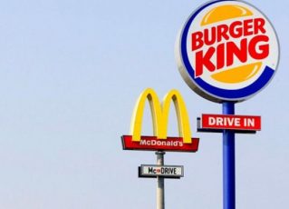 Logotipos do McDonald’s e Burger King. Foto: Reprodução de Internet