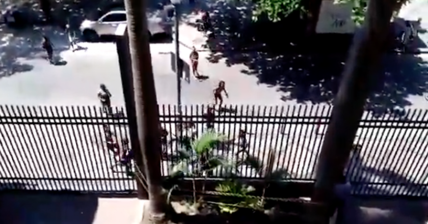 Tentativa de assalto no Centro do Rio. Foto: Reprodução