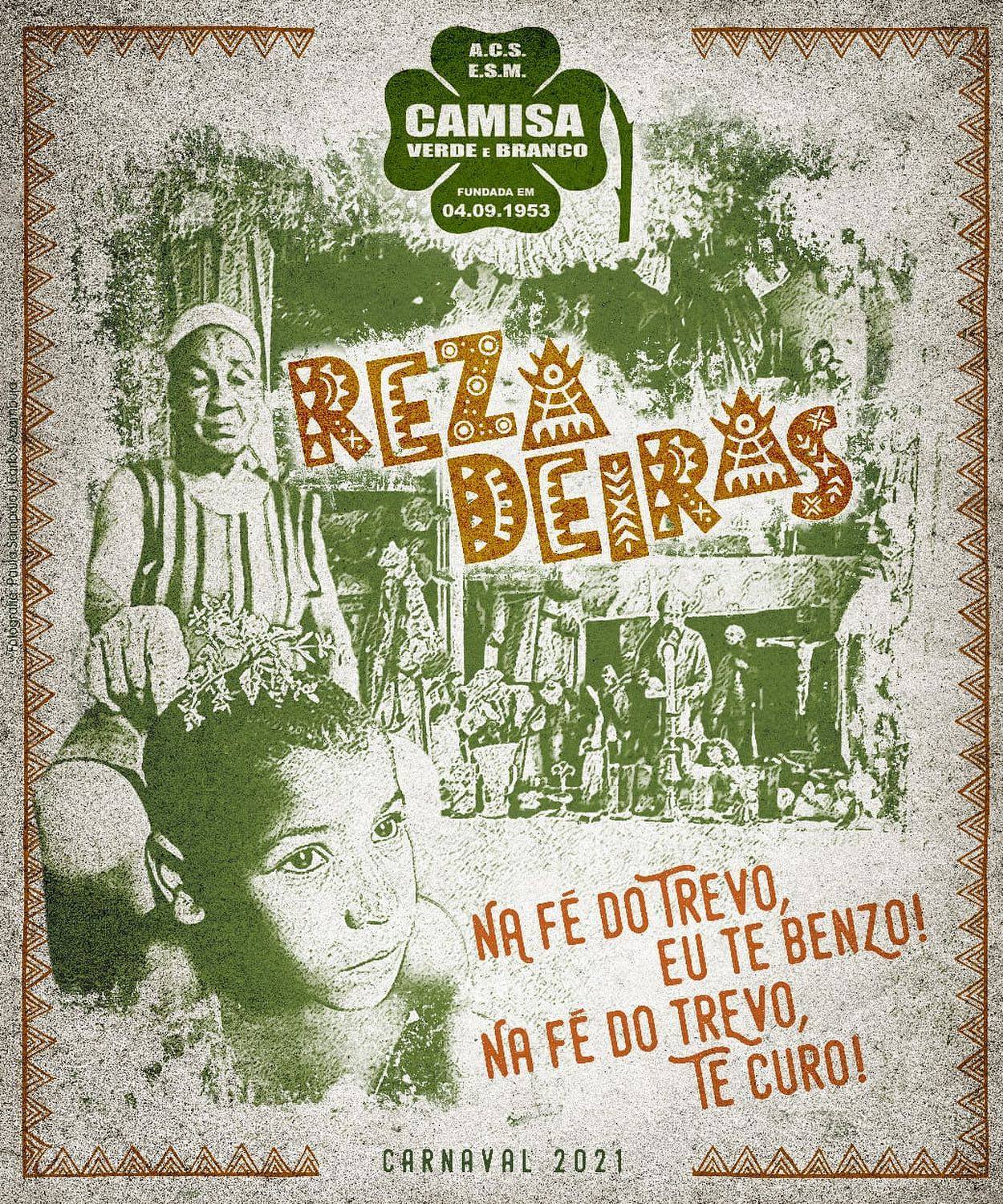 Logo do enredo 2022 da Camisa Verde e Branco. Foto: Divulgação