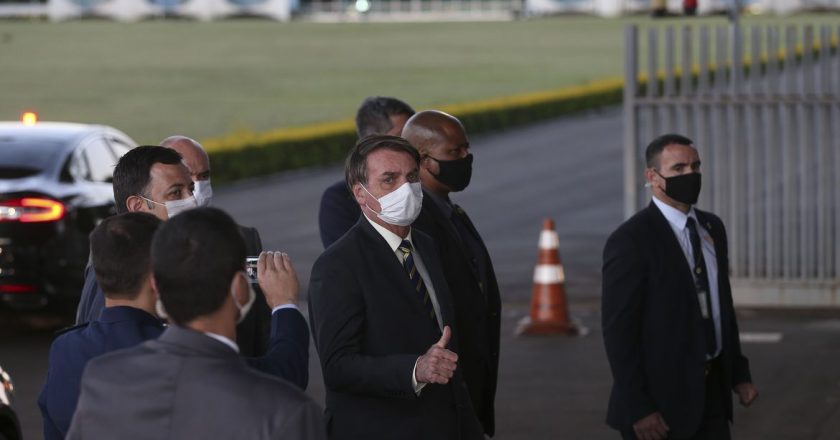 Jair Bolsonaro no Palácio da Alvorada. Foto: Marcello Casal Jr/Agência Brasil