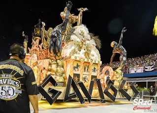 Desfile oficial da Gaviões da Fiel no Carnaval 2020. Foto: SRzd – Ana Moura