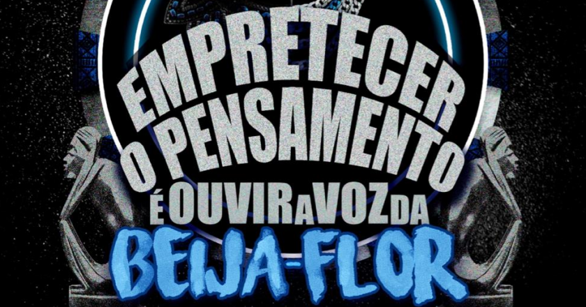 Logo do enredo da Beija-Flor para o Carnaval 2021. Foto: Divulgação