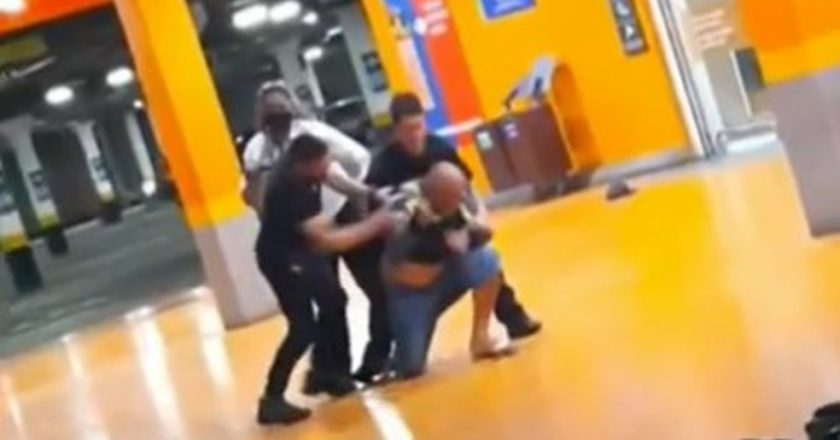 Homem negro é espancado até a morte por seguranças no Carrefour. Foto: Reprodução