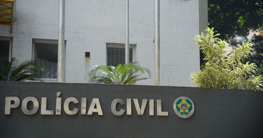 Fachada da Secretaria de Estado da Polícia Civil, no centro do Rio de Janeiro. Foto: Tomaz Silva/Agência Brasil