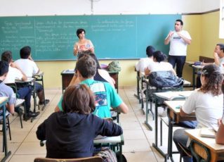 Sala de aula. Foto: Governo do Estado de São Paulo