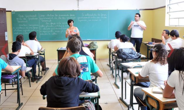 Sala de aula. Foto: Governo do Estado de São Paulo