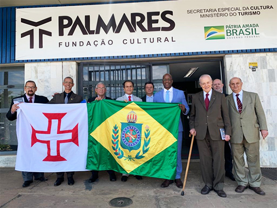 Fundação Palmares recebe príncipe Imperial do Brasil. Foto: Divulgação - Fundação Palmares