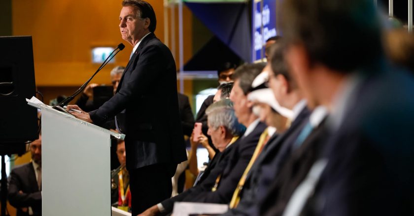 Jair Bolsonaro na abertura do Invest in Brazil Forum. Foto: Alan Santos/PR