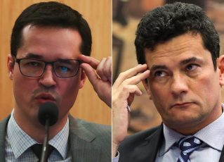Deltan Dallagnol e Sergio Moro. Foto: Rovena Rosa/Fernando Frazão/Agência Brasil