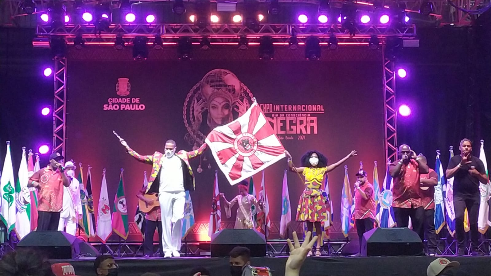 Dragões da Real na 1ª Expo Internacional Dia da Consciência Negra de São Paulo. Foto: Guilherme Queiroz - SRzd