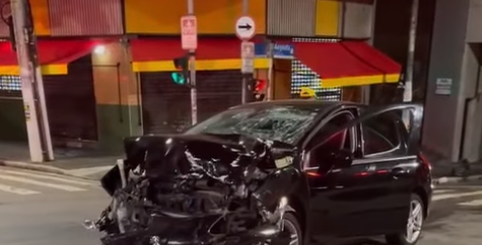 Irmão de Rodrigo Faro sofre acidente de carro em SP. Foto: Reprodução de vídeo do Instagram