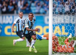 Time do Grêmio no Campeonato Brasileiro. Foto: Lucas Uebel/Gremio FBPA/Fotos Publicas