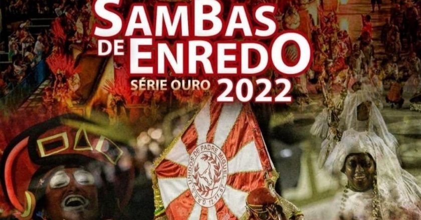 Capa do CD do Carnaval da Série Ouro 2022. Foto: Liga-RJ