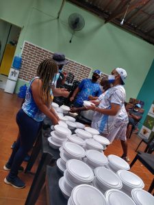 ‘Macarronada Beneficente’ da torcida 'Força Azul' da Nenê de Vila Matilde. Foto: Divulgação