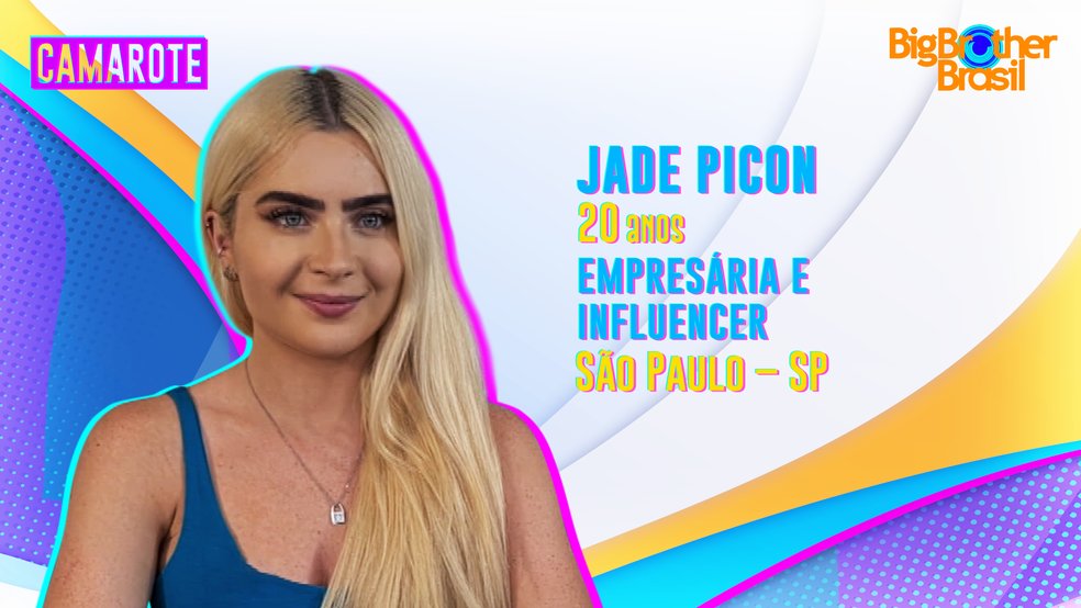 Jade Picon é participante do BBB 22. Foto: Globo
