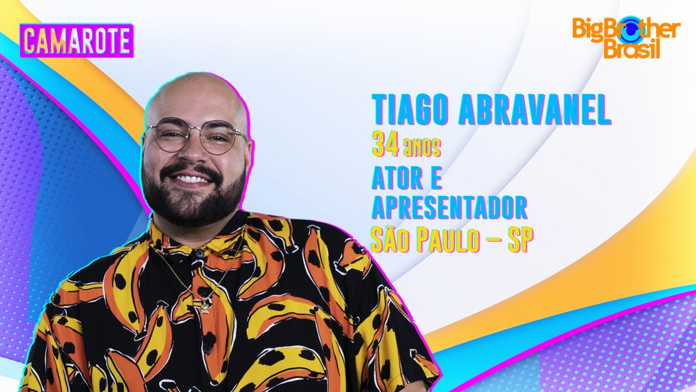 Tiago Abravanel é participante do BBB 22. Foto: Globo