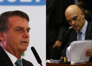 Jair Bolsonaro e Alexandre de Moraes. Fotos: José Cruz/Agência Brasil e Fabio Rodrigues Pozzebom/Agência Brasil