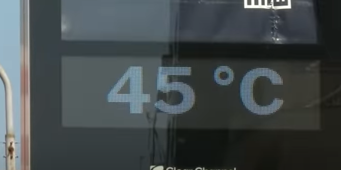 Temperatura. Foto: Reprodução da TV