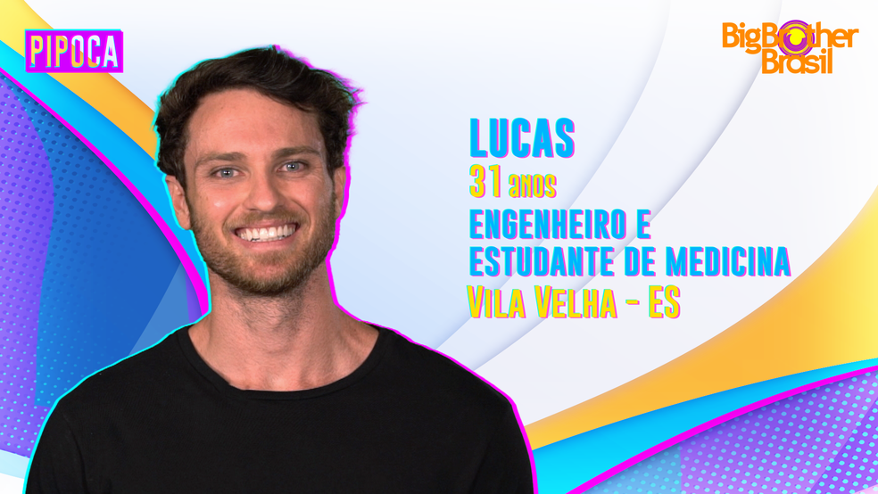 Lucas é participante do BBB 22. Foto: Globo