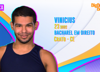 Vinicius é participante do BBB 22. Foto: Globo