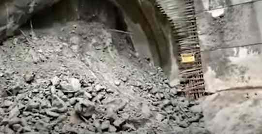 Vídeo mostra momento em que esgoto rompe túnel em obra na Marginal Tietê. Foto: Reprodução/Youtube/Site Metrô/CPTM