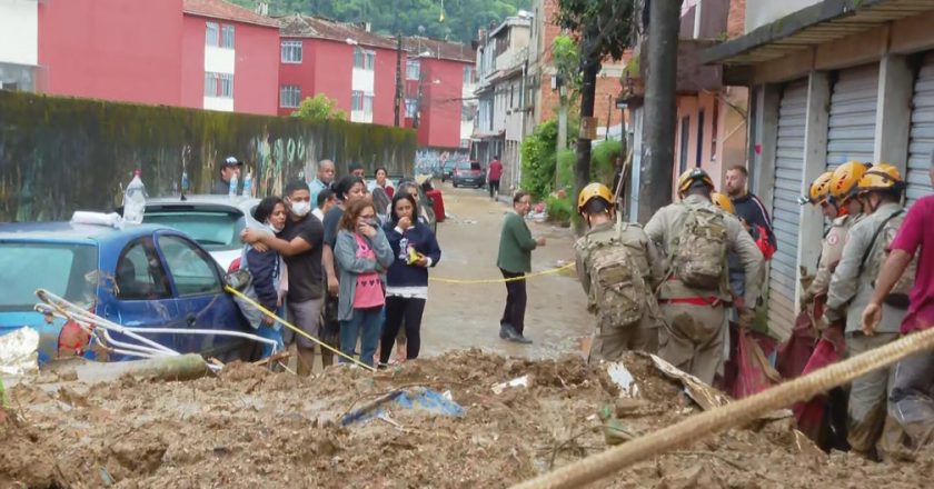 Tragédia em Petrópolis. Foto: Reprodução da TV