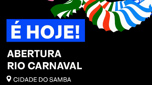Abertura Rio Carnaval. Arte: Rio Carnaval