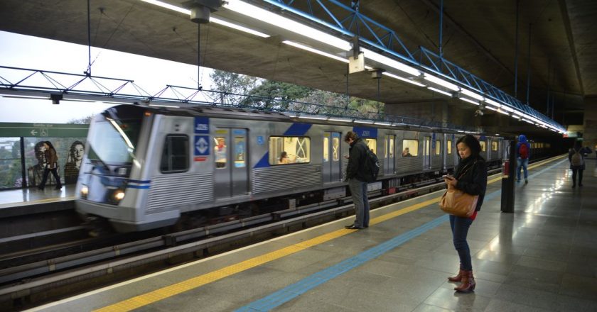 Estação do Metrô de São Paulo. Foto: Rovena Rosa/Agência Brasil