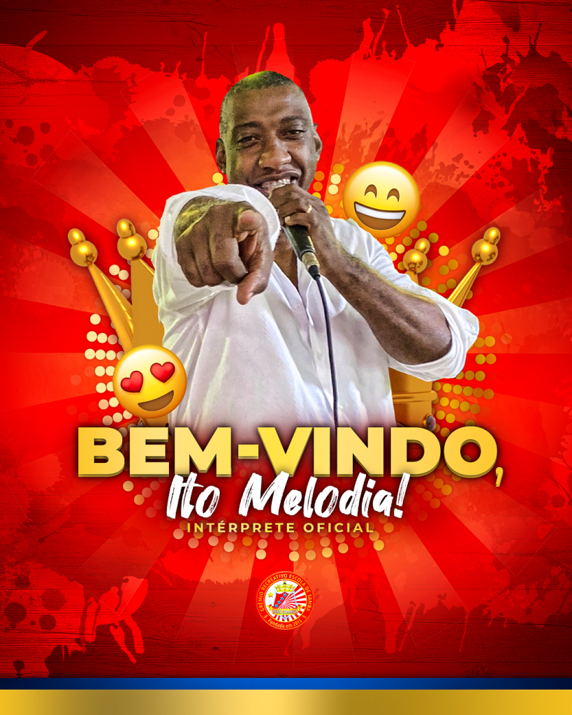 Ito Melodia é anunciado como novo intérprete da União de Maricá. Foto: Divulgação