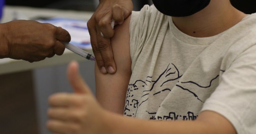 Vacinação em crianças. Foto: Tânia Rêgo/Agência Brasil