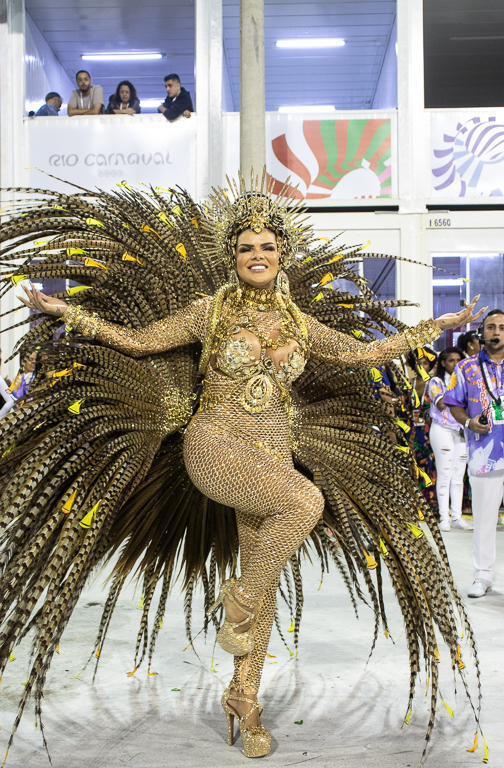 Juliana Souza no desfile União da Ilha 2022. Foto: Bianca Guilherme/SRzd