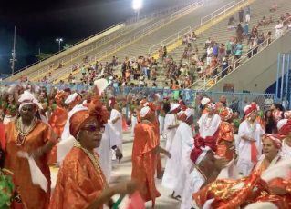 Ensaio técnico da Unidos de Padre Miguel - Carnaval 2022. Foto: SRzd