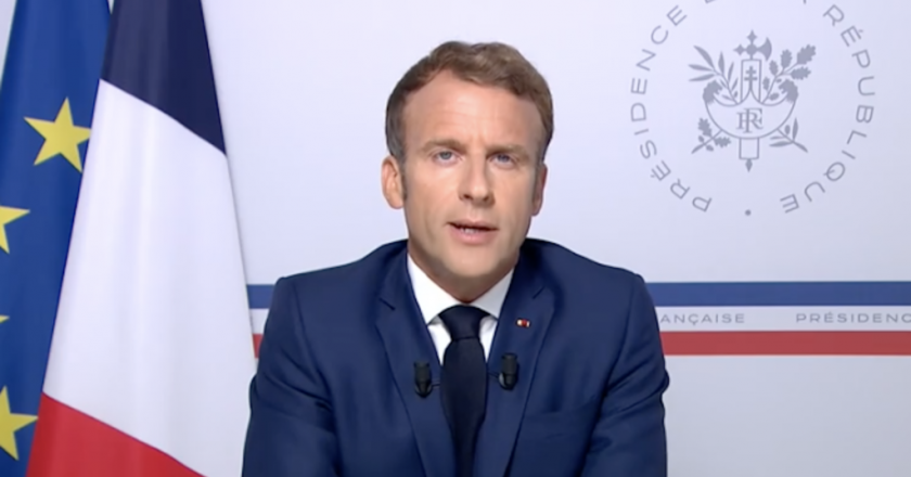 Emmanuel Macron. Foto: Reprodução de TV