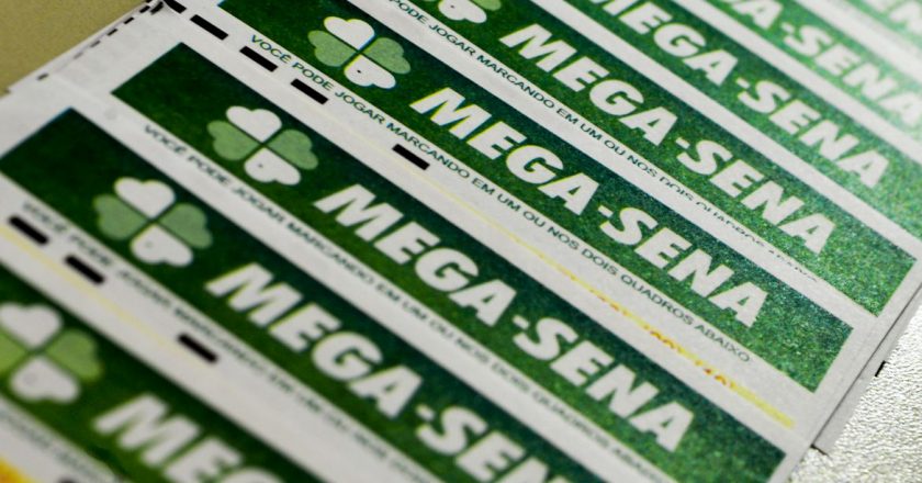Bilhetes de aposta da Mega-Sena. Foto; Marcelo Casal Jr/Agência Brasil