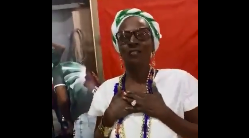 Regina de Ogum. Foto: Reprodução de vídeo