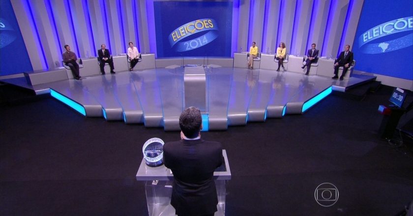Debate entre candidatos à Presidência em 2014. Foto: Reprodução de TV