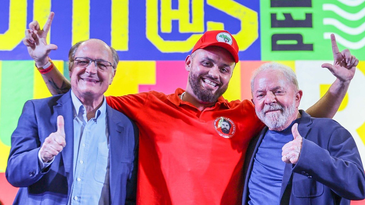 Geraldo Alckmin, Leandro Vieira e Lula. Foto: Ricardo Stuckert/Twitter