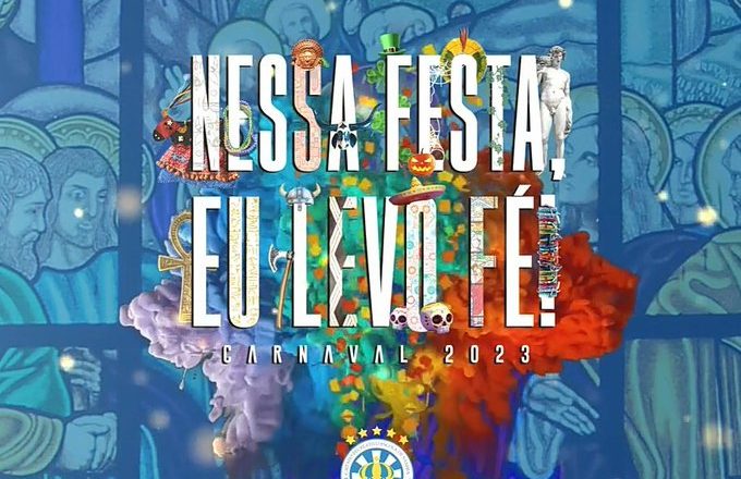 Logotipo do enredo da Unidos de Vila Isabel 2023. Foto: Divulgação